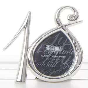 Silver Diamante 18th Birthday Photo Frame