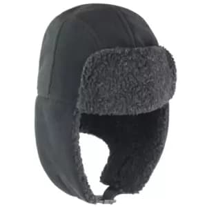 Result Mens Winter Thinsulate Sherpa Hat (S) (Black)