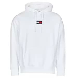 Tommy Jeans TJM TOMMY BADGE HOODIE mens Sweatshirt in White - Sizes XXL,S,M,L,XL,XS
