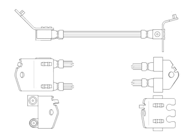 K&K FT2544 Brake Hose Brake Hose (83)