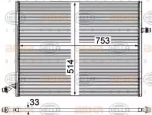 x1 Behr Heat Exchanger 8MK376908-041 Genuine replacement part for Car Made in CZ
