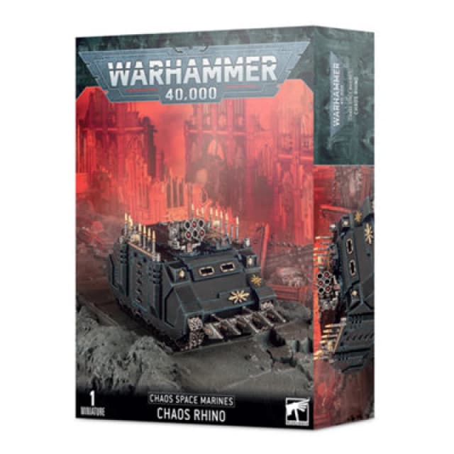 Games Workshop Chaos Space Marines: Rhino - Brand New And Sealed