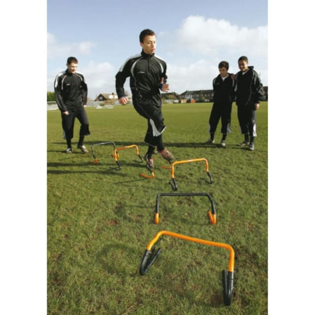 Precision Precision Adjustable Hurdles Set (Pack Of 6) in Orange Size: 12 Orange 12 Unisex 5059699069961