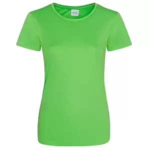 AWDis Just Cool Womens/Ladies Girlie Smooth T-Shirt (S) (Lime)