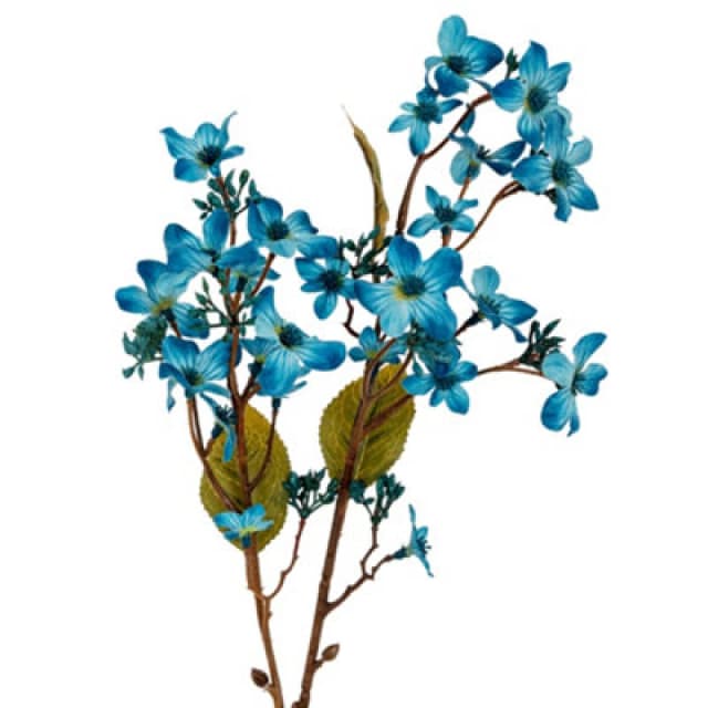 Hill Interiors Vernicia Fordii Artificial Flower Spray Blue (One Size)