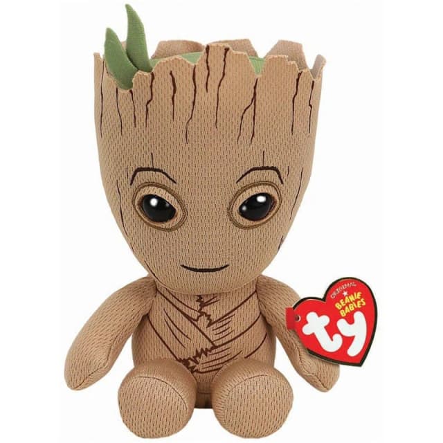Ty Beanie Babies Marvel Comics Groot Soft Toy Multi