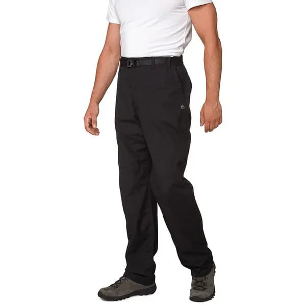 Craghoppers Mens Kiwi Classic Nosi Defence Walking Trousers 32R - Waist 32' (81cm), Inside Leg 31' Black CMJ600-800-32R