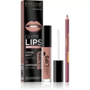Eveline Cosmetics OH! my LIPS Matt lip set 08 Lovely Rose