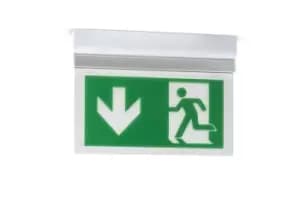 JCC 3W Emergency Exit Blade Self Test IP20 without Legend - JC50323