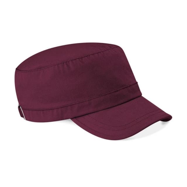 Beechfield Beechfield Men Army Cap Headwear in Burgundy Burgundy One Size Male 5057819598315