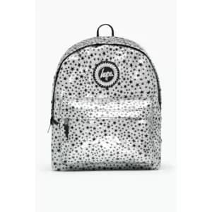 Hype Star Glitter Backpack (One Size) (Silver/Black)