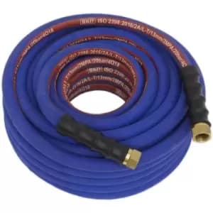 Air Hose 20m x 13mm with 1/2in BSP Unions Extra Heavy-Duty - Sealey