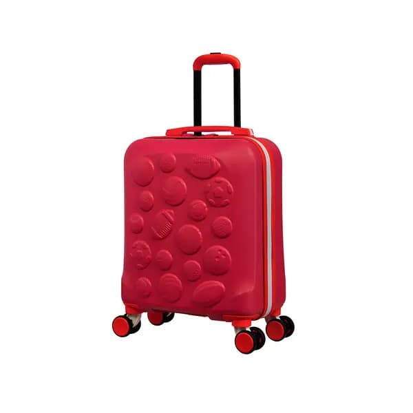 IT Luggage Half Time VWWM6 Hard Shell Poy Red Kiddies Underseat Suitcase