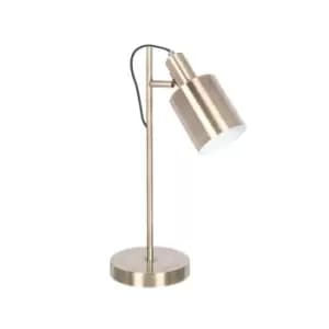 Antique Brass Metal Task Table Lamp