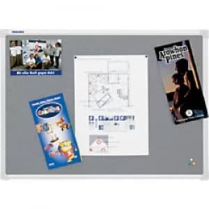 Franken Notice Board Grey 120 x 90 cm