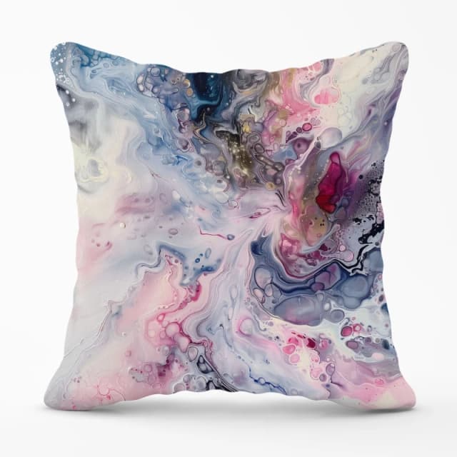 Warren Reed - Designer Ethereal Swirls: Dreams In Motion Cushions Size: 45cm x 45cm Multicolor Unisex 45cm x 45 cm