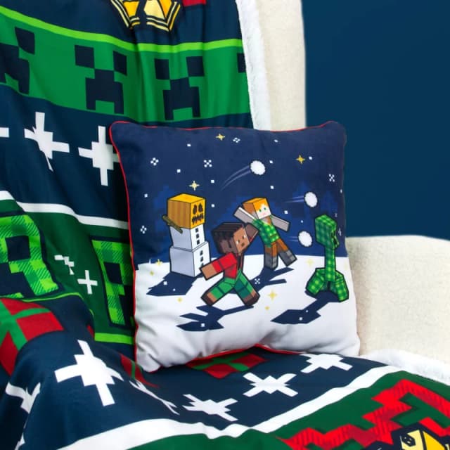 Minecraft Minecraft Christmas Cushion Cushions One Size Multi 84794199000