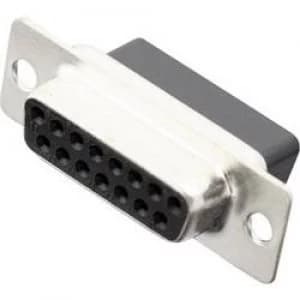 D SUB receptacles 180 Number of pins 15 Crimp MH Connectors