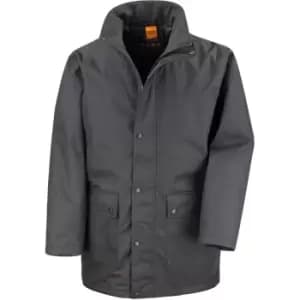 Result Mens Platinum Work Jacket / Coat (2XL) (Black)