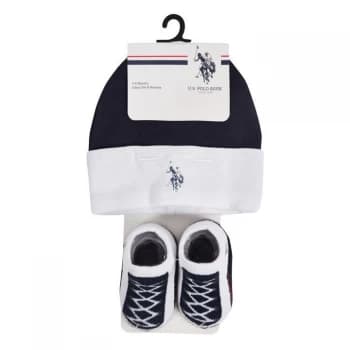 US Polo Assn USPA Hat & Boot Set - Navy