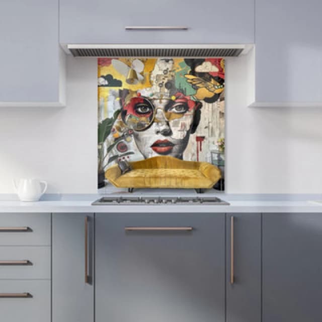 Warren Reed - Designer Labrador Retriever Dog Splashart Tea Towel Multicolor Unisex