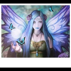 Small Mystic Aura Canvas Picture by Anne Stokes