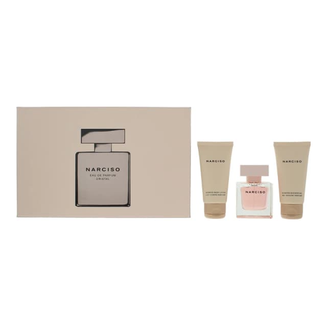 Narciso Rodriguez Cristal 3 Piece Gift Set: Eau de Parfum 50ml - Body Lotion 50m
