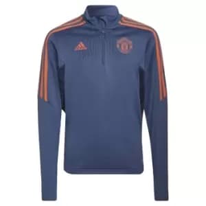 2022-2023 Man Utd Training Top (Blue) - Kids