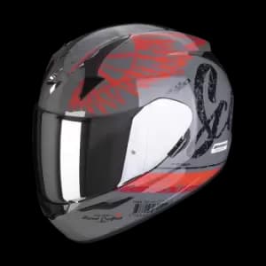 Scorpion Exo-390 Ighost Cement Grey-Red M