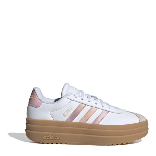 adidas VL Court Bold Lifestyle Shoes Juniors - White White 4