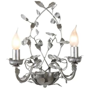 Linea Verdace Lighting - Linea Verdace Chelange 2 Light Candle Wall Light Brushed Silver