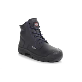 PB252C Leo Black Derby Safety Boots - Size 9