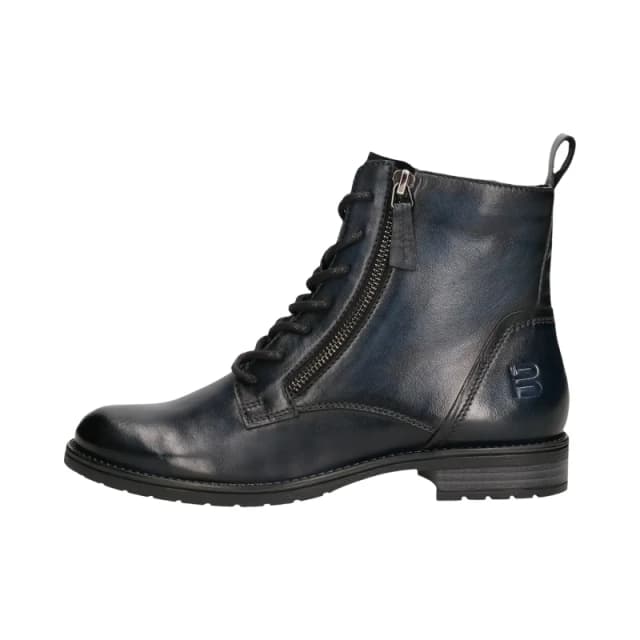 TT.Bagatt Lace-up leather ankle boots with zip For Her TT.Bagatt Bleu Female 36
