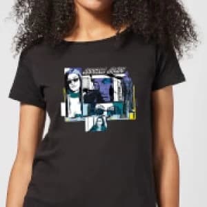 Marvel Knights Jessica Jones Comic Panels Womens T-Shirt - Black