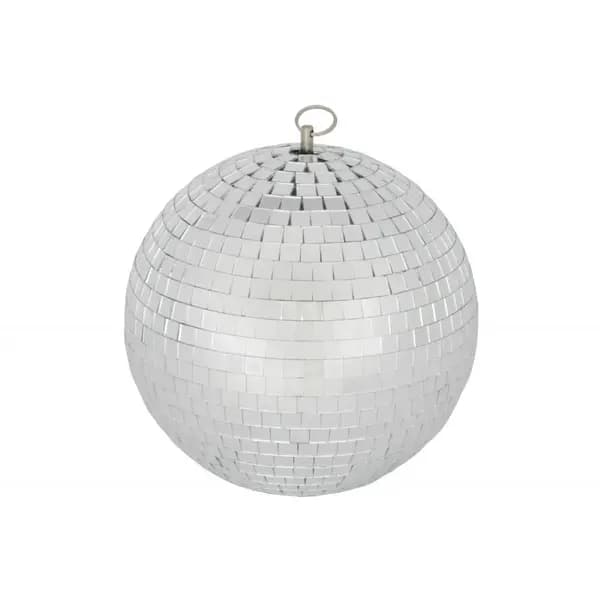 QTX QTX 10cm 100mm 4" Silver Sparkling Disco Lights Halloween Xmas Party Large Mirror Ball MB-10