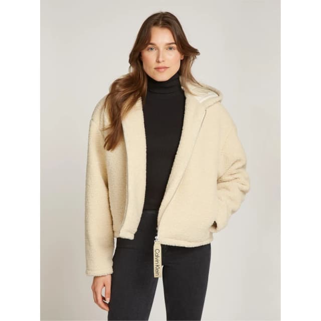 Calvin Klein Jeans SHERPA JACKET - Beige Beige 12