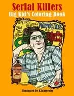 serial killers adult coloring book