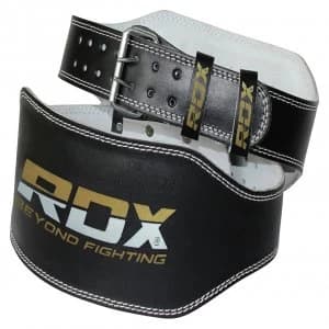 RDX Medium Weight Lifting Padded Belt - Black