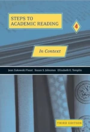 Steps to Academic Reading 4 by Jean Zukowski/Faust