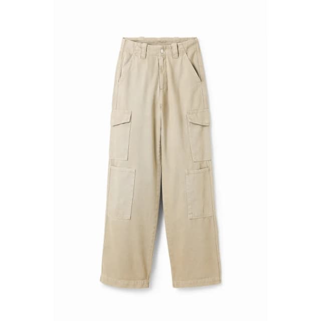 Desigual Pants cargo woman Desigual Sedal Beige Female 38