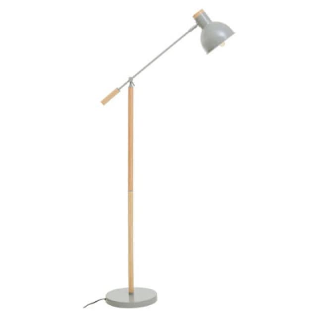 Orsina Matte Grey Floor Lamp, Adjustable Height Office Lamp, Easy-To-Use Lamp Floor, Focused Lighting Bedroom Lamp