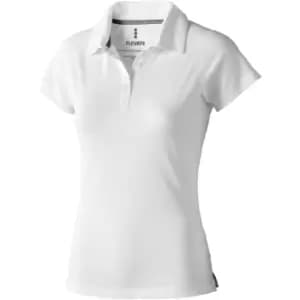 Elevate Womens/Ladies Ottawa Short Sleeve Ladies Polo (XS) (White)