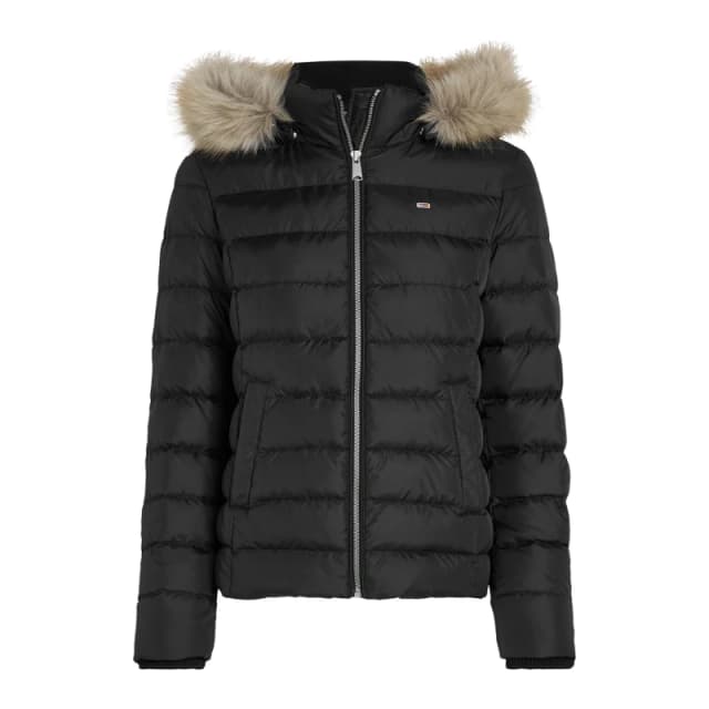 Tommy Jeans Essential Puffer Jacket - Black 8