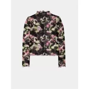 Skinny Dip Tie Dye Top - Black