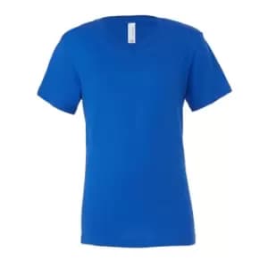 Bella + Canvas Youth Jersey Short Sleeve Tee (M) (True Royal)