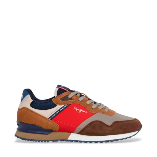 Pepe Jeans London Mood M Trainers brown/red Men 40 (6.5);41 (7);42 (8);43 (9);44 (9.5);45 (10 to 10.5)