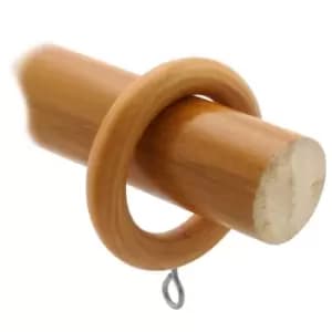 Casa Rondo Curtain Pole 300cm, Antique Pine