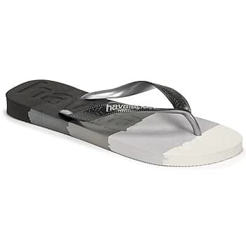 Havaianas TOP LOGOMANIA MULTICOLOR mens Flip flops / Sandals (Shoes) in Black