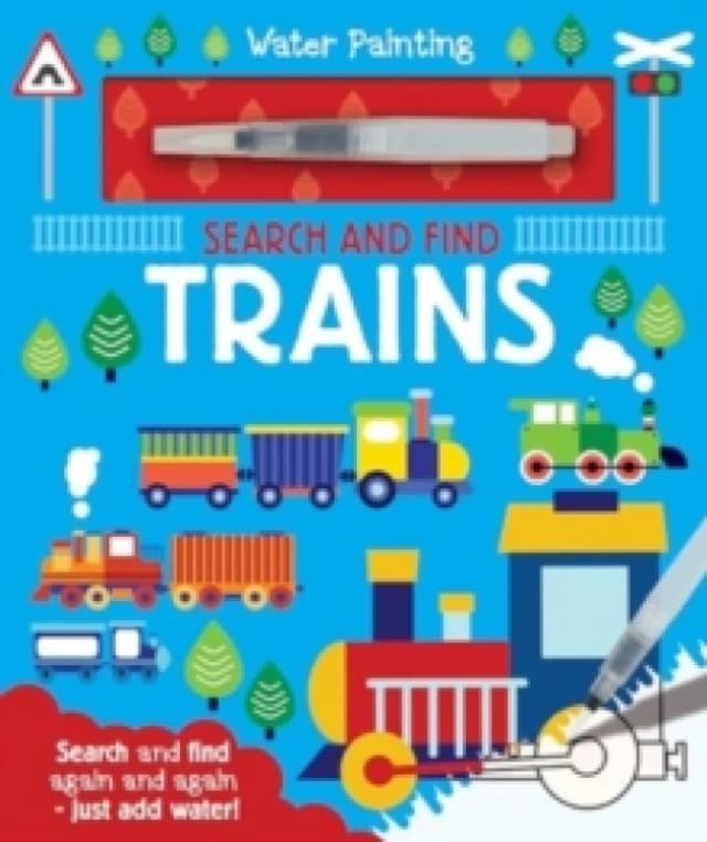 Search and Find Trains Hardback