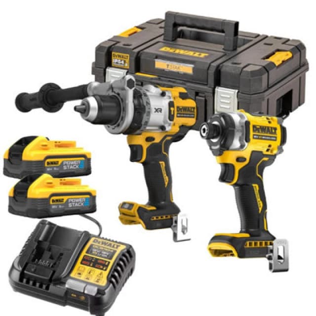 DEWALT Dck2200H2T 18V Xr Brushless Power Tool Kit 2X 5.0Ah Powerstack + Case